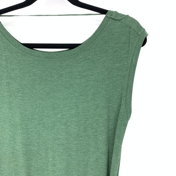 Prana Dress Women's Size XS Foundation Tie Bodycon Sleeveless Green - Picture 3 of 6